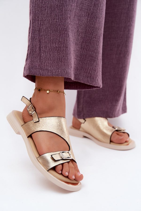 yellow Sandals model 227433 Step in style