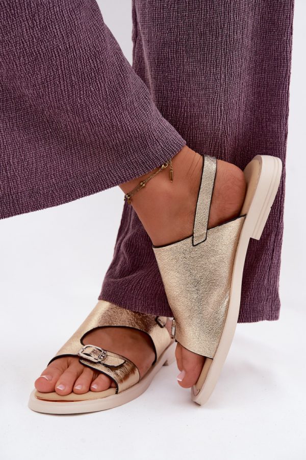 yellow Sandals model 227433 Step in style
