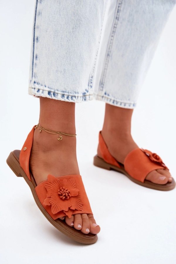 orange Sandals model 227423 Step in style