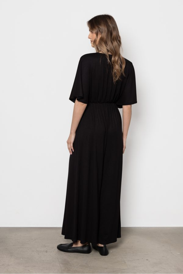 Black Suit in Playsuits For Women with Spandex and Viscose