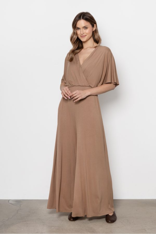 Beige Suit in Playsuits For Women with Spandex and Viscose