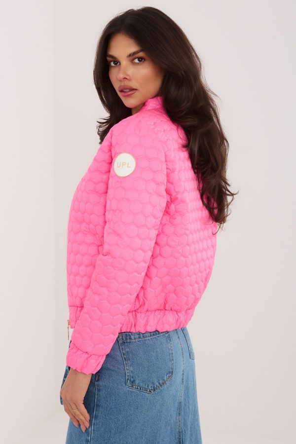 Pink Jacket in Women`s Coats, Jackets with Polyester