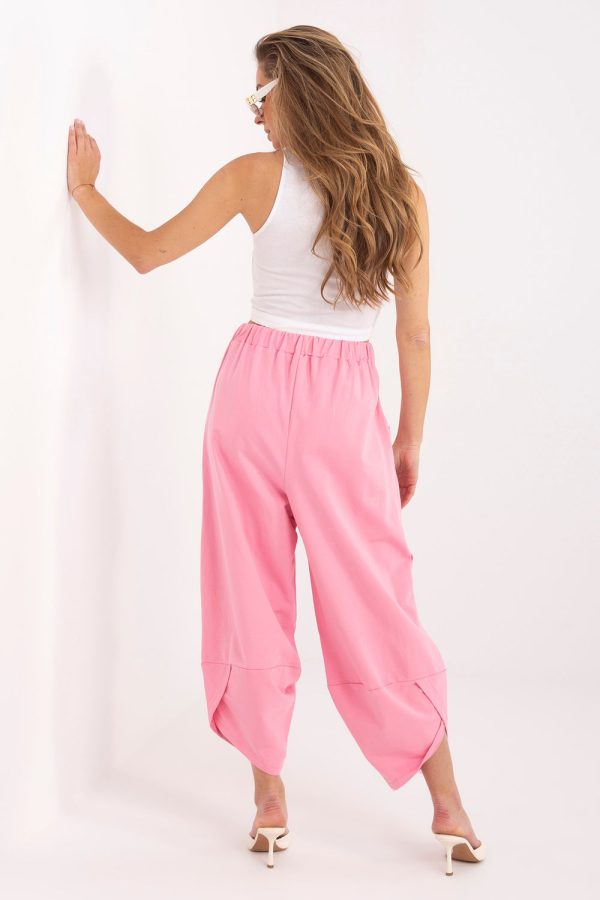Pink Tracksuit Trousers in Pants, Trousers, Shorts with Cotton and Spandex