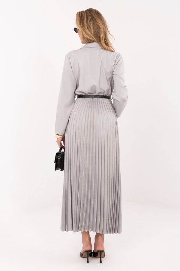 Grey Daydress in Day Dresses with Spandex, Polyester and Viscose