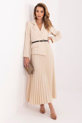 beige Daydress model 227660 Rue Paris