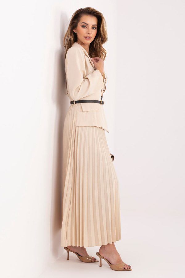 beige Daydress model 227660 Rue Paris