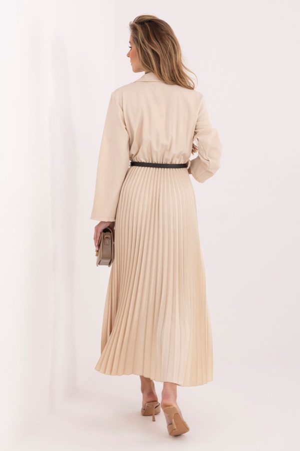 beige Daydress model 227660 Rue Paris