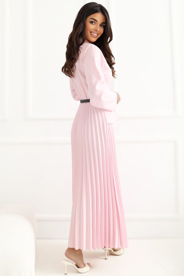 Pink Daydress in Day Dresses with Spandex, Polyester and Viscose