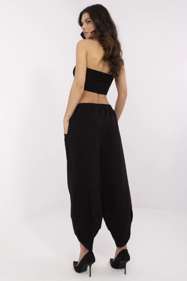 Black Tracksuit Trousers in Pants, Trousers, Shorts with Cotton and Spandex