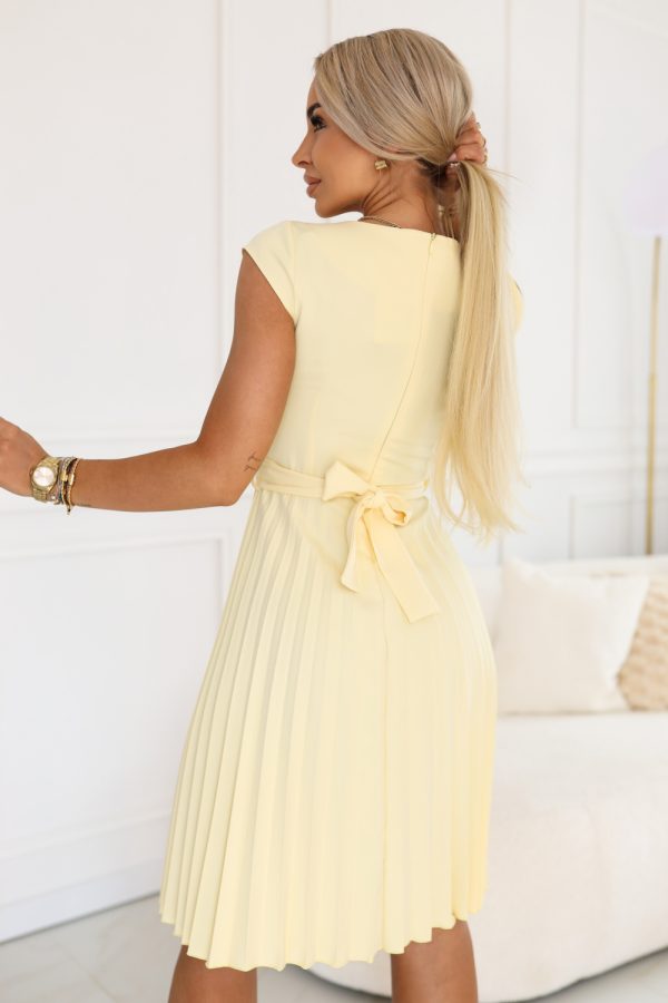Yellow Daydress in Day Dresses with Spandex and Polyester