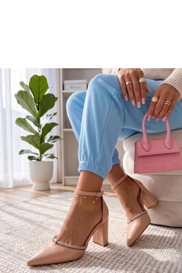 beige Block heel pumps model 227733 Solea