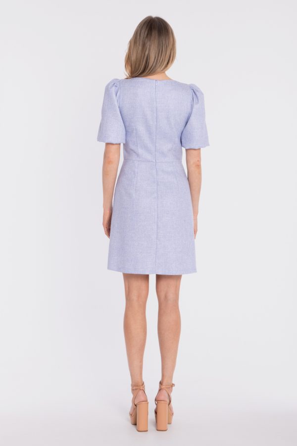 Blue Daydress in Day Dresses with Polyester, Rayon and Spandex
