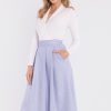 Blue Skirt in Skirts with Polyester, Rayon and Spandex