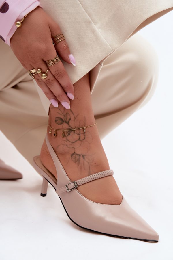 beige Heel pumps model 227800 Step in style