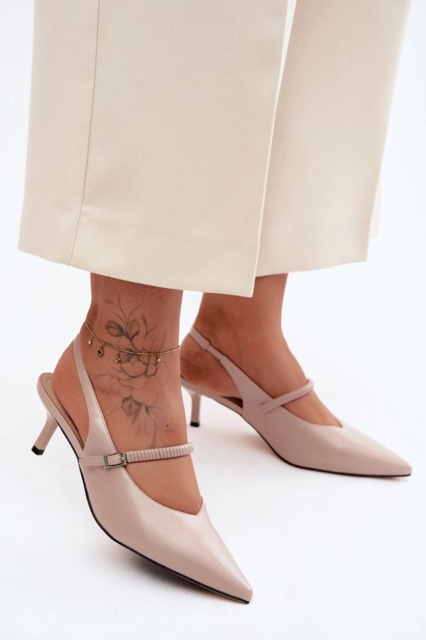 beige Heel pumps model 227800 Step in style