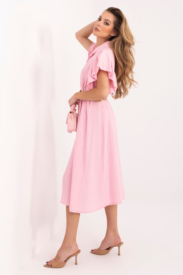 Pink Daydress in Day Dresses with Viscose