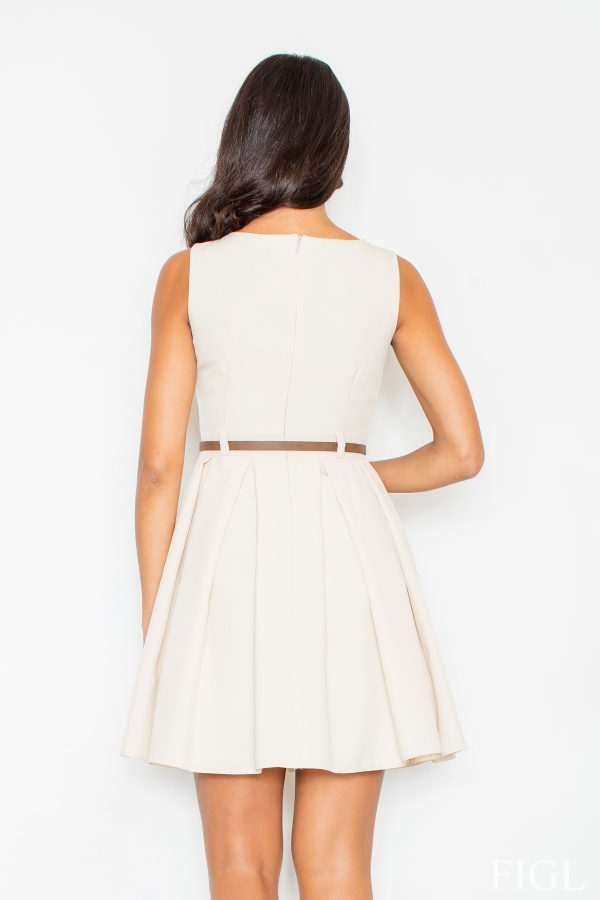 beige Daydress model 49937 Figl