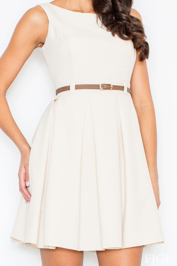 beige Daydress model 49937 Figl
