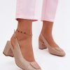 1125252 pink Heel sandals model 227918 Step in style