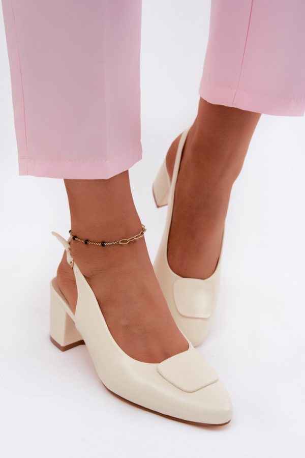 beige Heel sandals model 227920 Step in style