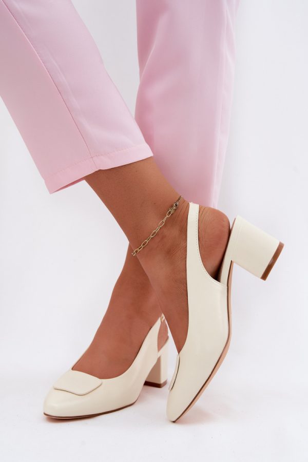 beige Heel sandals model 227920 Step in style