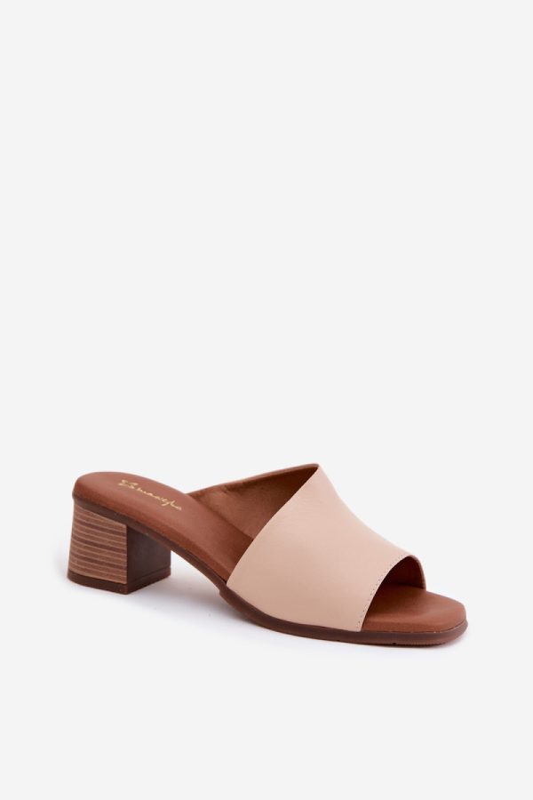 black Heeled sandals model 227930 Step in style