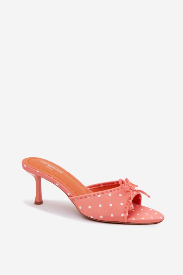 orange Heeled sandals model 227938 Step in style