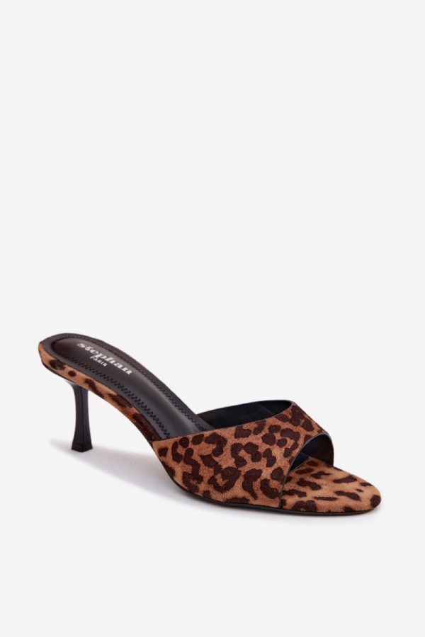 brown Heeled sandals model 227942 Step in style