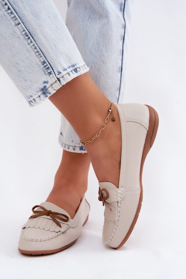beige Mocassin model 228077 Step in style