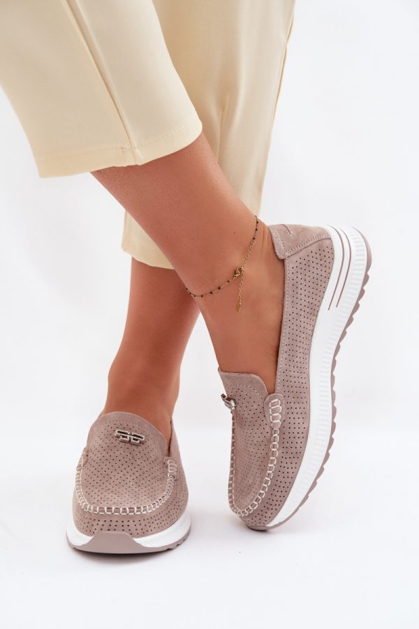 beige Mocassin model 228082 Step in style