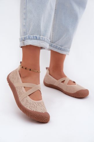1125739 beige Ballet flats model 228083 Step in style