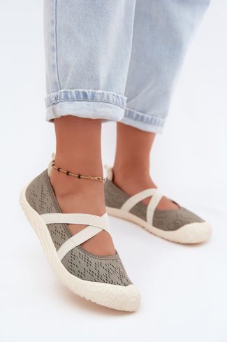 green Ballet flats model 228085 Step in style