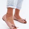 Pink Ballet Flats in Ballet Flats, Ballet Pumps For Women with Fabric, Footbed and Upper Height
