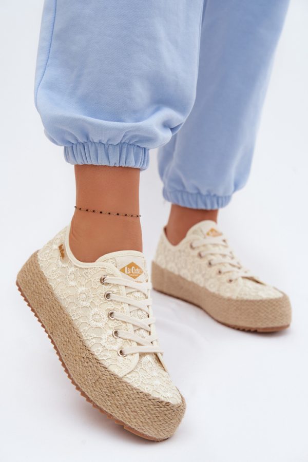 beige Sneakers model 228097 Step in style