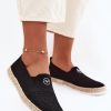 Black Espadrille in Ballet Flats, Ballet Pumps For Women with Fabric, Footbed, Upper Height and Sole Height