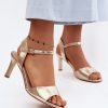1125807 yellow Heel sandals model 228106 Step in style
