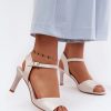1125810 grey Heel sandals model 228107 Step in style