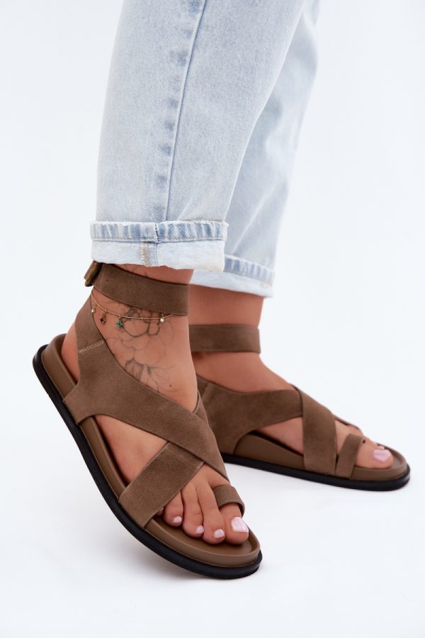 beige Sandals model 228115 Step in style