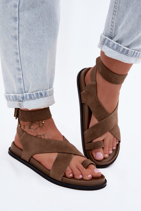 beige Sandals model 228115 Step in style