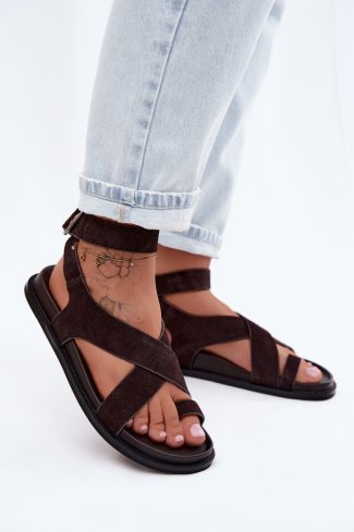 brown Sandals model 228116 Step in style