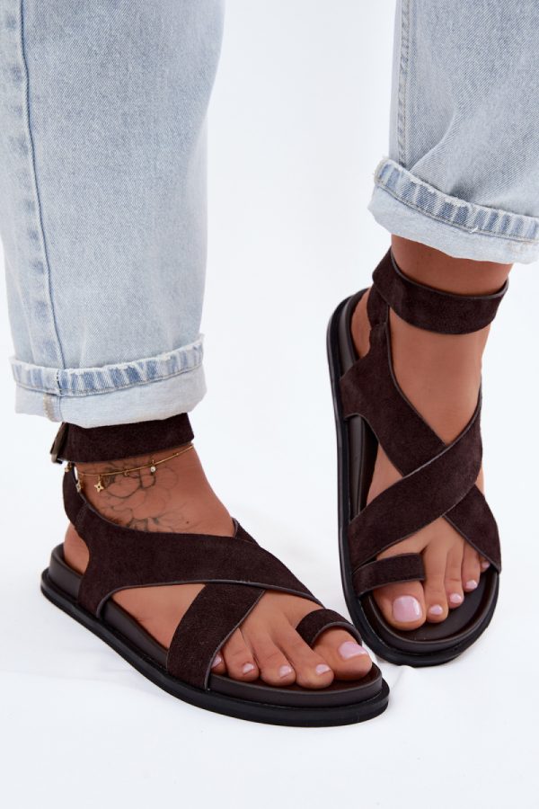 brown Sandals model 228116 Step in style
