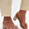 yellow Heel sandals model 228122 Step in style