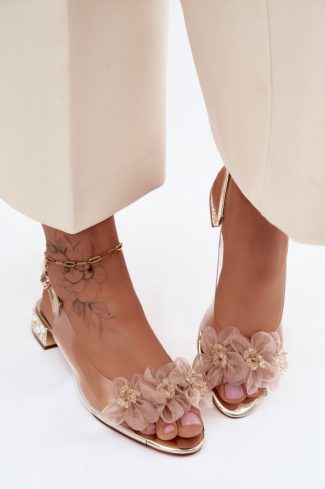 yellow Sandals model 228129 Step in style