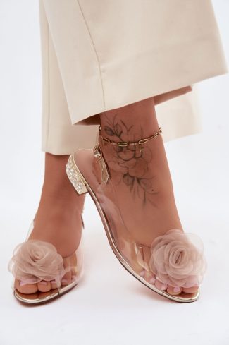 yellow Sandals model 228131 Step in style