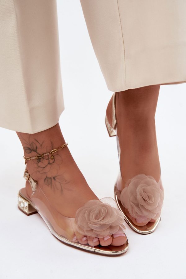 yellow Sandals model 228131 Step in style