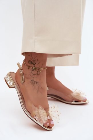 yellow Sandals model 228134 Step in style