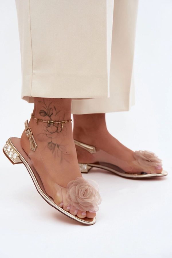 yellow Sandals model 228131 Step in style