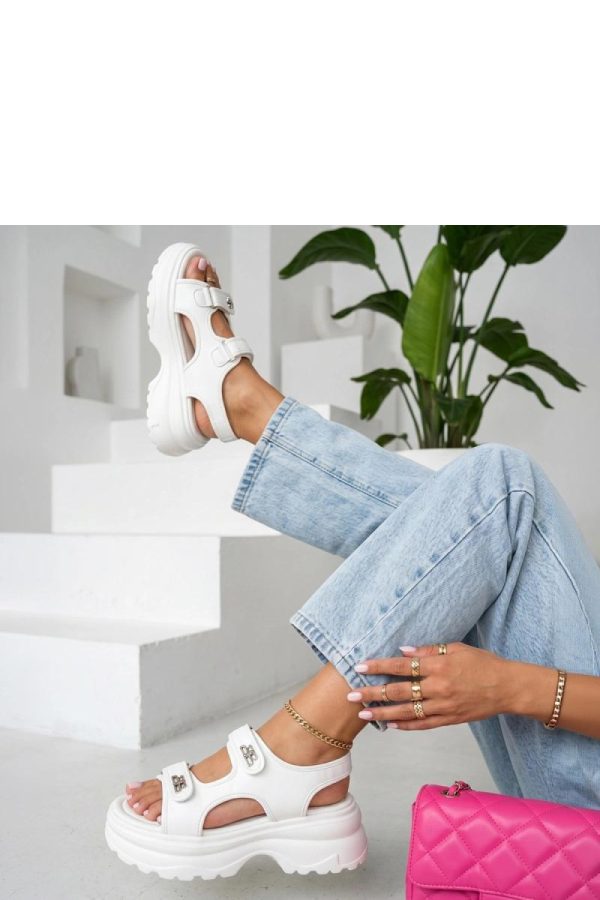 white Platform sandals model 228195 Solea
