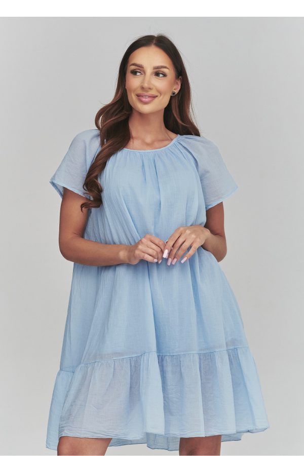 Blue Daydress in Day Dresses with Cotton