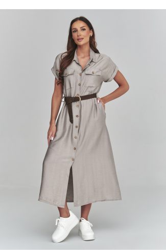 brown Daydress model 228280 Makadamia